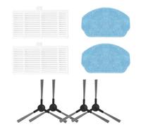 FUBESK Kit de filtro de repuesto, cepillo lateral y almohadilla de fregona para Mamnv Br150 Br151, para Onson, para Gttvo y Manvins para robot G20, accesorios de piezas de aspiradora
