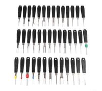 FUBESK Kit de herramientas de extracción de pines eléctricos 41pcs para el juego de herramientas Depinning del conector del coche (negro)