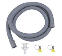 FUBESK Kit de instalación de bomba de sentina de 34 pulgadas con 34 tomas, incluye manguera gris, abrazaderas de acero inoxidable y accesorio de nailon a través del casco