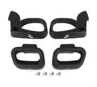 FUBESK Kit de mango doblado para asiento reclinable, reemplazo directo para Mitsubishi Pajero Montero Shogun MK2 V31 V32 V33 V43 V46, MB792477 MB792471 MB792474 MB792480, negro, paquete de 4