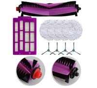 FUBESK Kit de paño lavable para cepillo lateral principal para robot Eureka J15 Pro, accesorios para piezas de equipo de limpieza del hogar