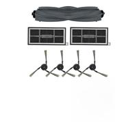 FUBESK Kit de repuesto de cepillo de rodillo principal y filtro de cepillo lateral para MOVA S70 Roller, S70 Ultra Roller, S70 Pro Roller Robot Aspirador, nailon y piezas de plástico