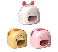 FUBESK Máquina descascaradora automática de semillas de girasol, abridor eléctrico de nueces con sistema de 4 agujeros para pelar eficientemente, plástico ABS, blanco/amarillo/rosa