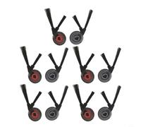 FUBESK Paquete de 10 cepillos laterales compatibles con aspiradora robot eufy para omni para s2 y fregona, piezas de repuesto de nailon plástico de larga duración para limpieza profunda de esquinas