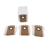 FUBESK Paquete de 4 bolsas de polvo no tejidas Mr1 Robot para aspiradora, filtros de repuesto de alta capacidad eficientes para la recogida de suciedad y pelo de mascotas, kit de 12 bolsas de polvo