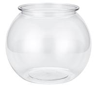 FUBESK Pecera de policarbonato transparente, acuario redondo para tanque con diseño anticaída, uso de pesca en casa, oficina, al aire libre, 125 x 10 cm