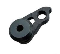 FUBESK Percha de desviador trasero de aluminio CNC PARDUS SUPER AL Road para bicicleta, 1.5 mm a través del eje descendente, negro para gancho de marco de bicicleta