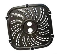 FUBESK Placa de parrilla de repuesto para freidora de aire con revestimiento antiadherente de doble capa y pestañas de goma compatible con PowerXL para Vortex Pro 8QT Plus (19,4 x 19,2 cm)