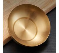 FUBESK Platos para servir de acero inoxidable para salsa, aperitivos, condimentos y cuencos de kimchi, 5 colores disponibles, compactos y apilables, aptos para lavavajillas