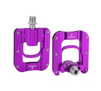 FUBESK Plegable para pedales de bicicleta de aleación de aluminio de 916 pulgadas, plegable con rodamientos sellados, antideslizante Brompton Mountain Road para bicicleta para bicicleta para negro