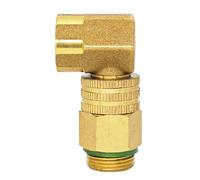 FUBESK Pulverizador de unión de cobre de alta presión con giro de 90 grados para agricultura, 68 x 3 x 2 cm, color latón