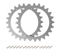 FUBESK Puntas antideslizantes de acero para cortacésped robótico Segway Navimow I105E I108E, clavos de tracción mejorados y desiguales para terreno, instala el juego de cubiertas de carrete de