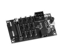 FUBESK PWM - Controlador de velocidad de ventilador para ventiladores de 4 cables de 12 V CC, circuito de alta potencia para aplicaciones industriales de bricolaje, color negro