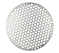 FUBESK Rejilla redonda para barbacoa, 18 cm, 20 cm, 22 cm, 24 cm, 26 cm, 28 cm, 30 cm, rejilla redonda de acero inoxidable, red de barbacoa, horno de carbono, redes de vapor para picnic al aire libre
