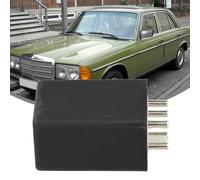 FUBESK Relé de bomba de combustible W123 280E 280Ce 280Se 1977-1982, interruptor de repuesto automotriz de 12 V para OEM 0015450705 0015450605 0015450505, para negro