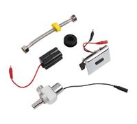 FUBESK Sensor automático de válvula de descarga por infrarrojos para inodoro, ahorro de agua con distancia de detección ajustable y control remoto