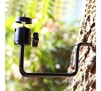 FUBESK Soporte de montaje ajustable para árbol con tornillo de 1/4 pulgadas para cámaras de sendero, vigilancia de vida silvestre al aire libre, color negro (paquete de 3)