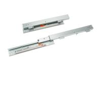 FUBESK Soporte deslizante para joyería y relojería de tres secciones, amortiguador, estante extraíble, capacidad de carga de 40 kg, galvanizado sin flor