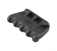 FUBESK Soporte para tacos de billar que ahorra espacio, estante de plástico para 2, 3 o 4 para CUES, soporte fácil de limpiar para organización de sala de piscina, negro (147 x 93 mm)