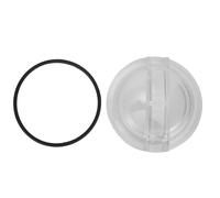 FUBESK Tapa roscada para bomba de piscina Spx3100D con anillo O para Hayward Super Ii Sp3000 Series Sp3007 Sp3010 Sp3015 Sp3020 Sp3025 Sp3030 pieza de repuesto de policarbonato transparente carburador