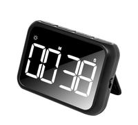 FUBESK Temporizador electrónico LED de cocina con cuenta atrás, cronómetro, brillo ajustable y 3 modos de volumen para cocinar, estudiar, reuniones