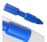 FUBESK Tubo de skimmer Splash de 17 pulgadas para piscina en el suelo 25251-100-000 amortiguador de expansión con compatibilidad de entrada de 1.5 pulgadas o 1.97 pulgadas, color azul