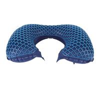 Fuchooky Almohada de Viaje Inflable para Soporte de Cuello inflacción rápida Comodidad Ajustable Comodidad Ligera portátil portátil en Forma de u (Azul Marino)