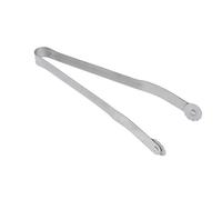 Fuchooky BBQ Sausage Turning Tong 15 Inches Long Handle Stainless Steel Grilling Tong for Outdoor Grill Bacon Steak Meat Vegetables