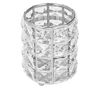 Fuchooky Crystal Metal Metal Makeup Pincel Pen Soporter Organizador Elegante Almacenamiento Durable para Cosméticos Decoración del Escritorio de joyería Presente