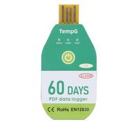 Fuchooky USB Temperature Data Logger Recorder IP67 Water sturdy Disposable PDF Temperature Data Logger for Cold Chain Transportation (60 Days)