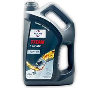 FUCHS Aceite de motor 10W-40 Titan aceite parcialmente sintético Aceite para motor ACEA A3/B4 API SN Syn MC 5L