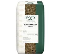Fuchs Professional - Ajedrea frotada | 400 g en bolsa reciclable | Ideal para condimentar guisos y platos de alubias | Calidad profesional para consumidores a granel y gastronomía