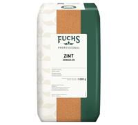 Fuchs Professional - Canela molida | 1 kg en bolsa reciclable | Para condimentar platos dulces y picantes | Calidad profesional para consumidores a granel y gastronomía