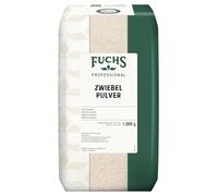 Fuchs Professional - Cebolla en polvo | 1 kg en bolsa reciclable | Procesada con cuidado para condimentar platos salados | Calidad profesional para consumidores a granel y restaurantes