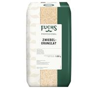 Fuchs Professional - Cebolla granulada, lista para cocinar | 1 kg en bolsa reciclable | Condimento ideal para aderezos para ensaladas, sopas y guisos |para consumidores a granel y restaurantes