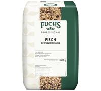 Fuchs Professional - Condimento para pescado | 1 kg en bolsa reciclable | Mezcla de especias ideal para pescado cocido, al vapor o marinado para consumidores a granel y restaurantes