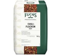 Fuchs Professional - Copos de guindilla coloreados | 700 g | Calidad profesional para consumidores a granel | Mezcla caliente de diferentes tipos de chile | Para comida picante