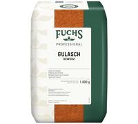 Fuchs Professional - Especias para Goulasch | 1 kg en bolsa reciclable | Mezcla combinada de condimentos picantes para gulash | Calidad profesional para consumidores a granel y gastronomía