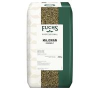 Fuchs Professional - Mejorana frotada | 250 g en bolsa reciclable | Para refinar guisos de judías y lentejas | Calidad profesional para consumidores a granel y gastronomía