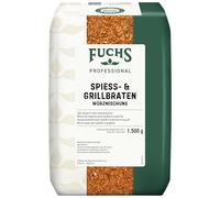 Fuchs Professional: mezcla de condimentos para pinchos y asados a la parrilla | condimento para pinchos, también apto para pinchos de verduras | para consumidores a granel | 1,5 kg en bolsa reciclable