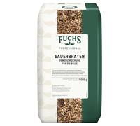 Fuchs Professional - Mezcla de especias para marinar Sauerbraten | 1 kg en bolsa reciclable | Para la preparación del plato tradicional alemán de carne marinada | Para consumidores a granel