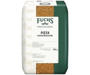 Fuchs Professional - Mezcla de especias para pizza | 500 g en bolsa reciclable | especias con hierbas mediterráneas | calidad profesional para consumidores a granel y gastronomía
