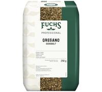 Fuchs Professional - Orégano frotado | 250 g en bolsa reciclable | Notas de hierbas mediterráneas para salsas de tomate | Calidad profesional para consumidores a granel y gastronomía