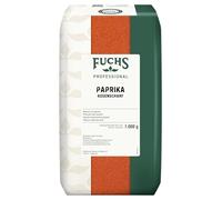 Fuchs Professional - Pimentón semi picante | 1 kg en bolsa reciclable | Condimento picante para goulash y shish kebab | Calidad profesional para consumidores a granel y gastronomía