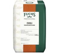 Fuchs Professional: preparación de especias con chile en polvo | Para platos picantes como el chile con carne | para consumidores a granel | 1 kg en bolsa reciclable