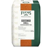 Fuchs Professional - preparación de especias para barbacoa | 1 kg en bolsa reciclable | Sabor picante para todo tipo de carnes a la parrilla | Calidad profesional para consumidores a granel