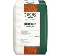 Fuchs Professional - Sal para condimentar pollo | Condimento abundante para platos de pollo | Calidad profesional para consumidores a granel | 2 kg en bolsa reciclable