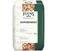 Fuchs Professional - Sazonador para sopa | 400 g en una bolsa reciclable | Verduras secas suavemente para condimentar sopas y guisos | Calidad profesional para consumidores a granel y restaurantes