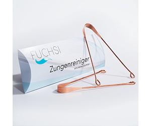 fuchsi 2 pcs Limpiador Lingual | Limpiador Lingual Natural contra el Mal Aliento | Extremadamente Efectivo | 100% Cobre Antibacteriano | remedio casero | raspador Lingual Limpiador bucal Mal Aliento
