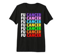 Fuck Cancer - Camiseta de Manga Corta para Cancer Camiseta Premium